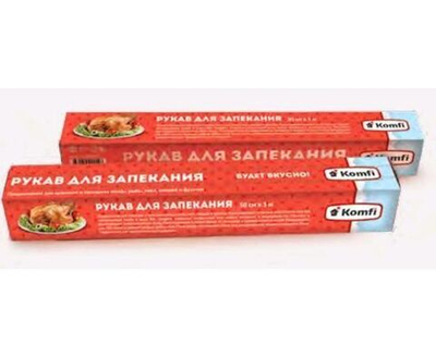 Рукав для запекания 30см х 3м в коробке BSP012S Komfi 5 шт.