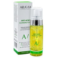 Пенка для умывания с коллоидной серой и экстрактом женьшеня Aravia Laboratories Anti-Acne Cleansing Foam 150мл