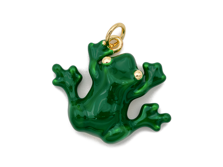 Подвеска "Лягушка" 21мм, эмаль