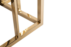 Консоль Garda Decor черно-золотая 13RXC3102-GOLD