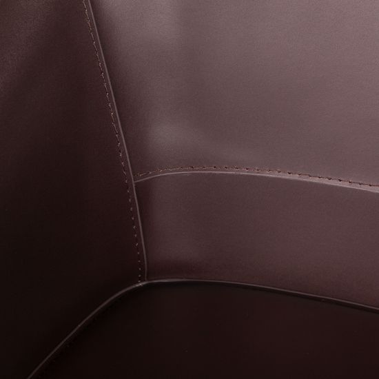 Стул полубарный GIO, кожа коричневый