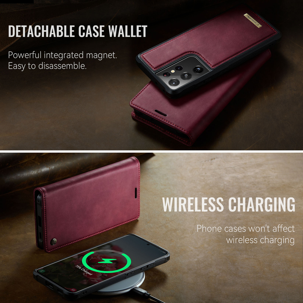 Чехол-кошелек CaseMe 2 in 1 MagSafe Samsung Galaxy S21 Ultra