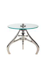 Кофейный столик "Лофт" Серебро