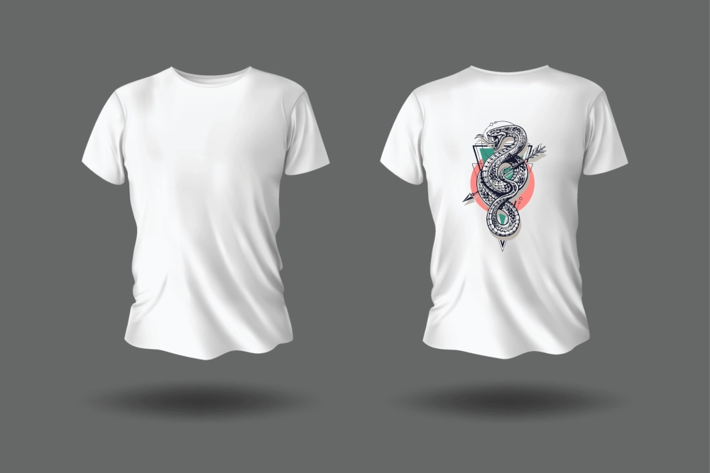 Футболка с принтом «Змей Салазар», цвет белый, р-р 50