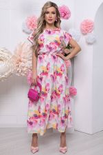 Платье "Кейтлин" (акварель/цветы) П5828 LT Collection