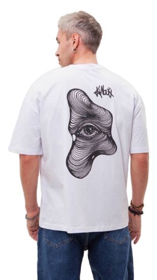 Футболка Kinatx Big Eye (белый)