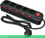 Сетевой фильтр Buro 500SH-1.8-SW-B