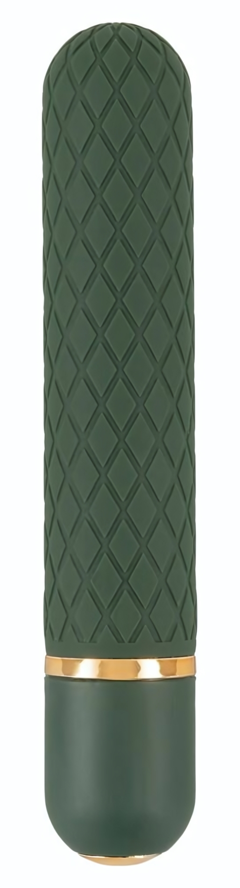 Зеленый мини-вибратор Luxurious Bullet Vibrator - 12,6 см. (Цвет: зеленый)