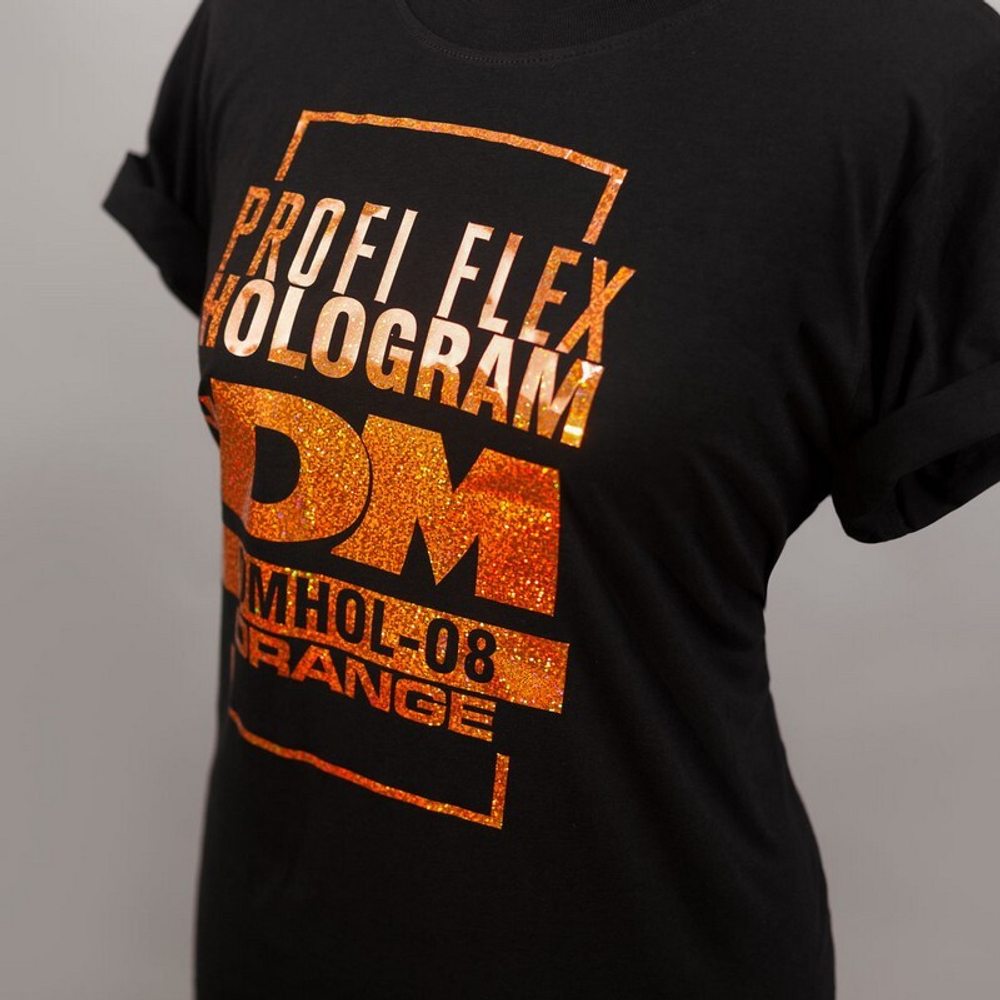 Пленка PROFI FLEX Hologram (DMHOL-08) Orange, 1м