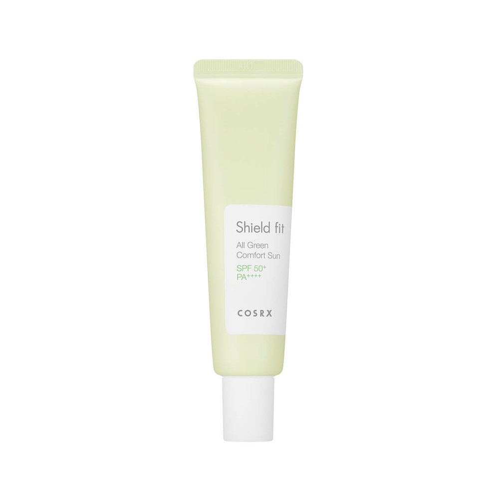 CosRx Shield Fit All Green Comfort Sun SPF50+ PA++++ солнцезащитный крем с экстрактом центеллы