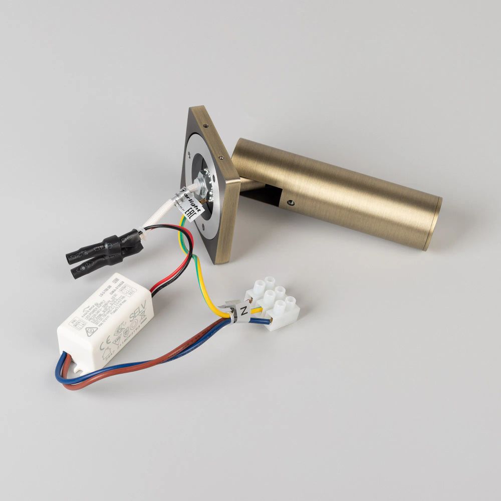 Светильник SP-READER-NB-S60x60-3W Warm3000 (BR, 20 deg, 230V) (Arlight, IP20 Металл, 3 года) 052942