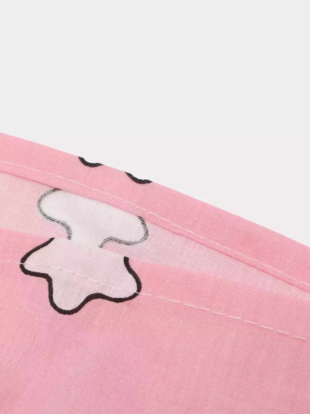 Постельное белье Сказка "Спящие звезды (розовые)" евро Наволочка 50х70 см 2 шт Простынь 240х215 см Пододеяльник 200х215 см, перкаль