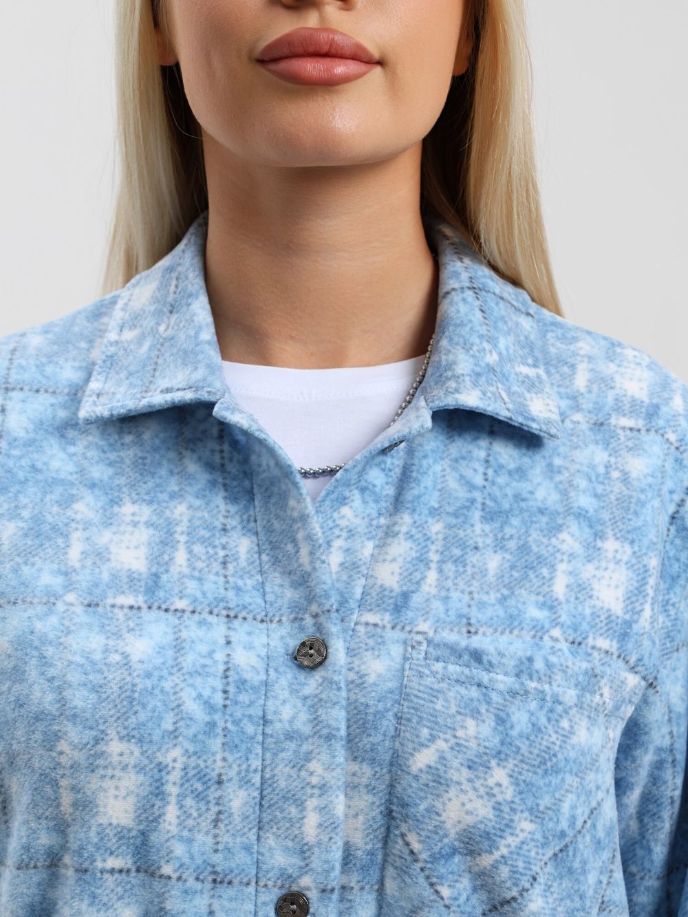 Рубашка Вселенная Виотекс ГОЛУБОЙ (Акция)