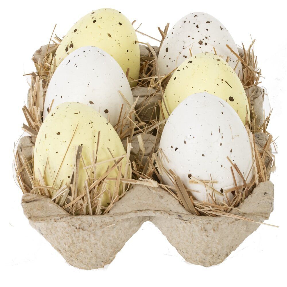 GAEM Набор из 6 изделий декоративных "Яйцо пасхальное", L13,5 W10,5 H6 см