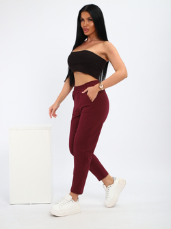 Брюки "Клэр" бордо