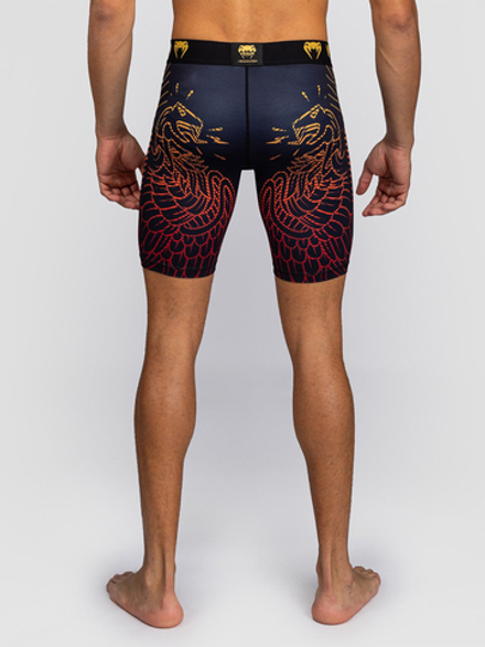Шорты компрессионные Venum Quetzal Fury Black/Fury Red/Tangerine