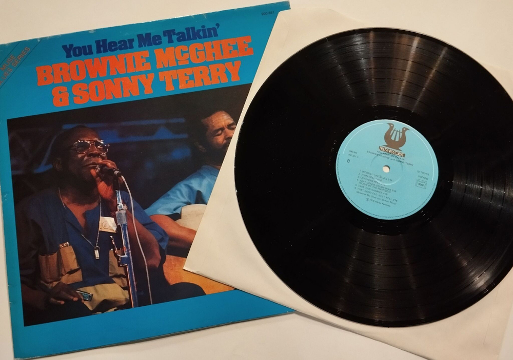 Винтажная виниловая пластинка LP Brownie Mcghee and Sonny Terry You Hear Me Talkin (USA 1978)