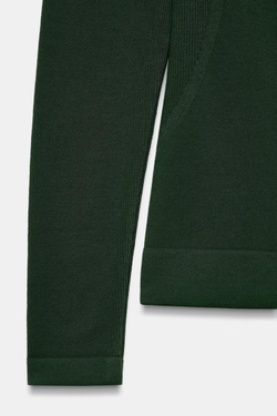 ZARA БЕСШОВНАЯ МЯГКАЯ КУРТКА, ХАКИ