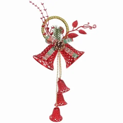 Украшение новогоднее «Весёлый звон» 16*36 см, Красный
