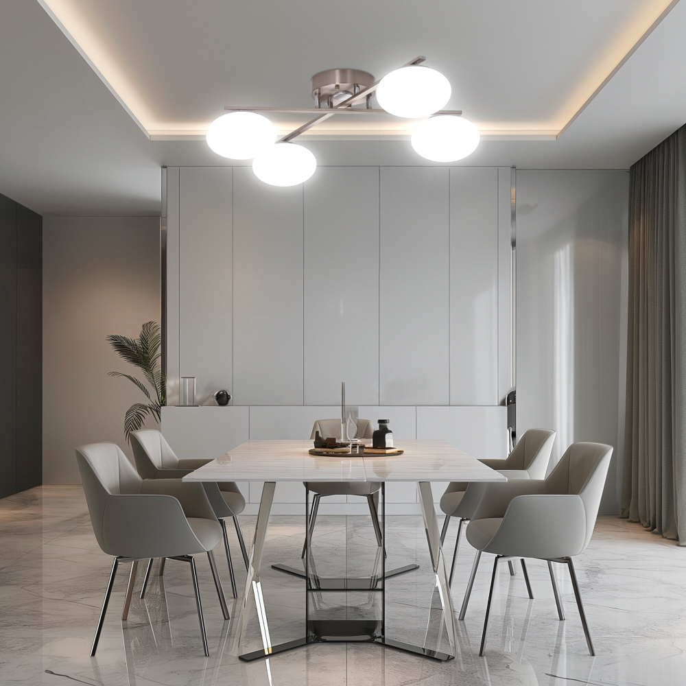 Citilux ATMAN SMART CL226A141 RGB LED Умная люстра Матовый Хром