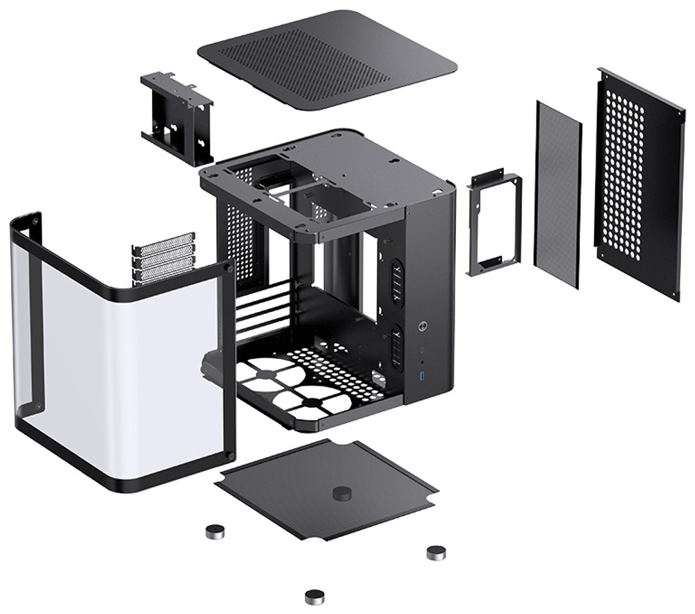 Корпус Jonsbo TK-1 Черный черный