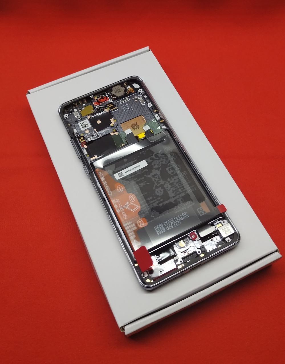Huawei P50 Pro (JAD-LX1) / Дисплейный модуль В рамке с Аккумулятором (ORIG-SP)
