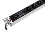 Блок розеток 19", 7 розеток ЦМО R-16-7S-FI-440-3