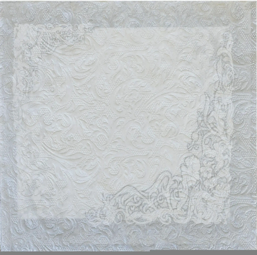 Салфетки бумажные «Лори», серебро, 3-х сл 33х33 см 16л