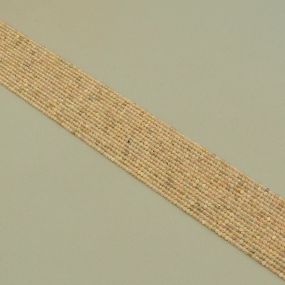 Нитка Солнечный камень 39 см. 2 мм. (Без замка)