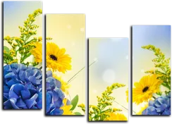 Модульная картина "Запах теплого лета"