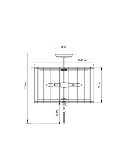 Потолочный светильник "Тампа"