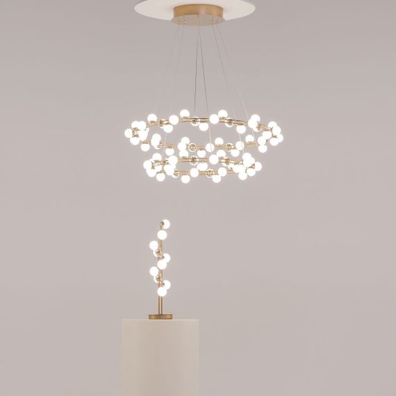Подвесная светодиодная люстра Maytoni Tessara MOD081PL-L84G3K