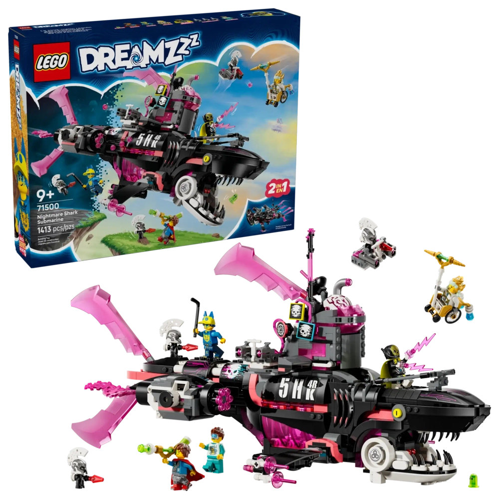 Конструктор LEGO DREAMZzz 71500 Кошмарная подводная лодка-акула