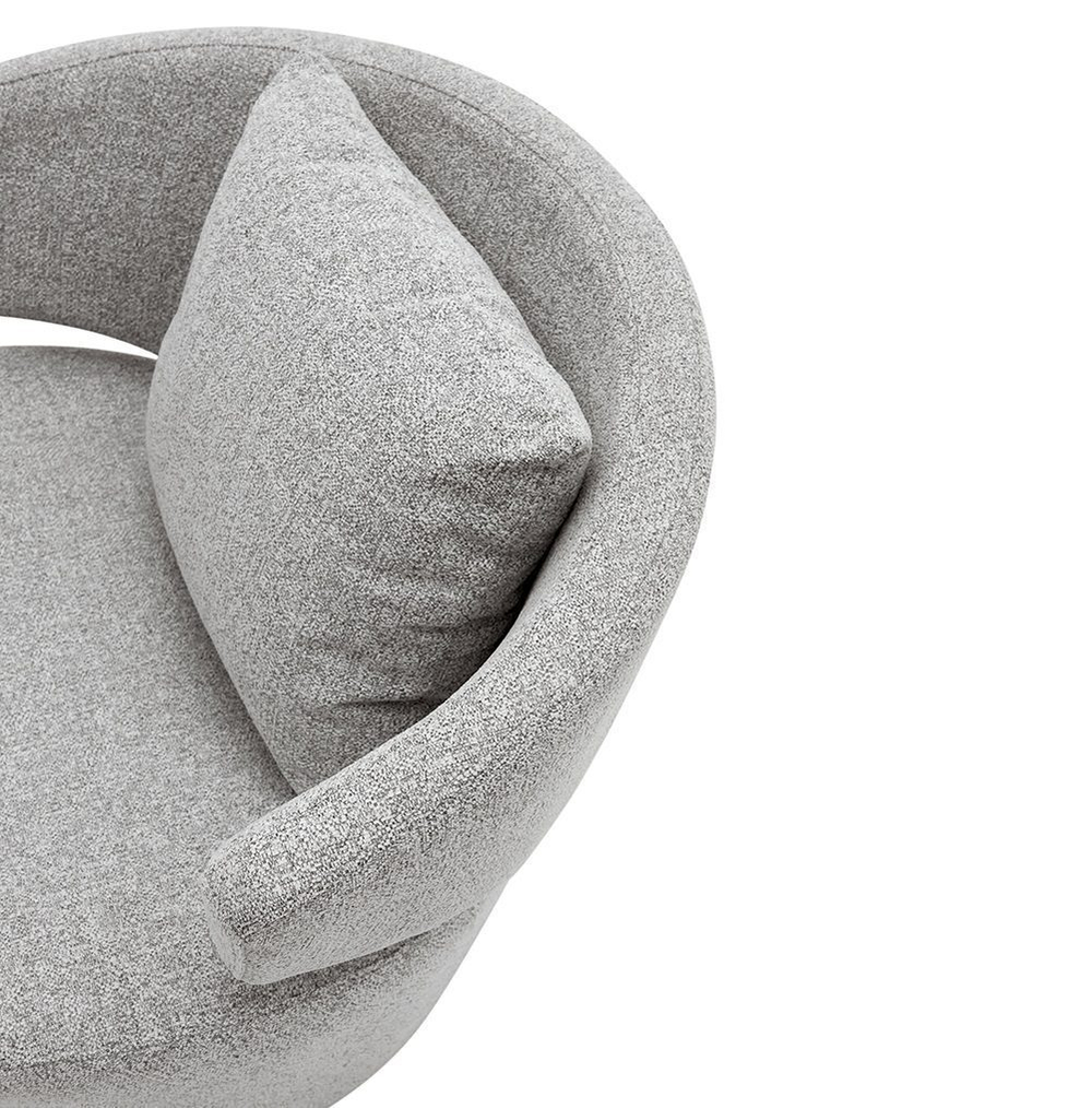 Кресло вращающееся CRS22 серый OTE CHICO 21