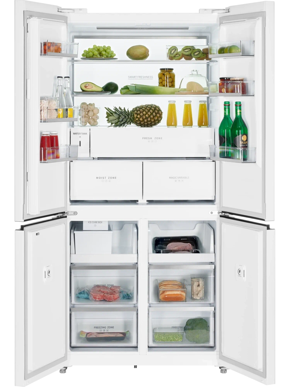 Холодильник Hiberg i-RFQ 705G W