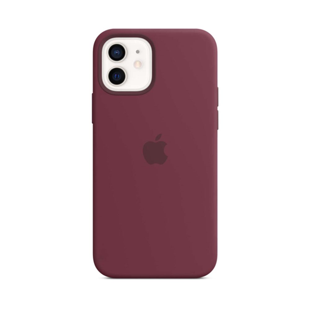 Чехол для iPhone Apple iPhone 12/12 Pro Silicone Case Maroon