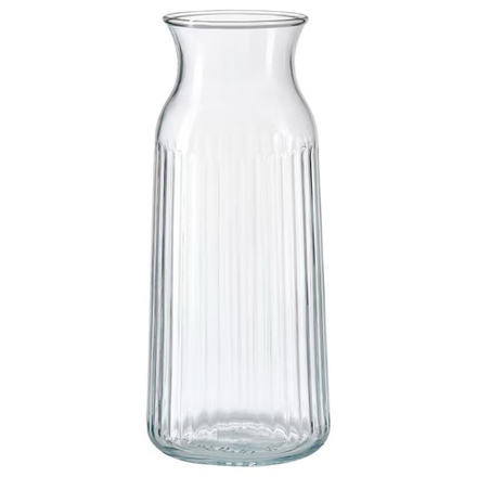 ВАРДАГЕН VARDAGEN Графин 1 л, прозрачное стекло/узор