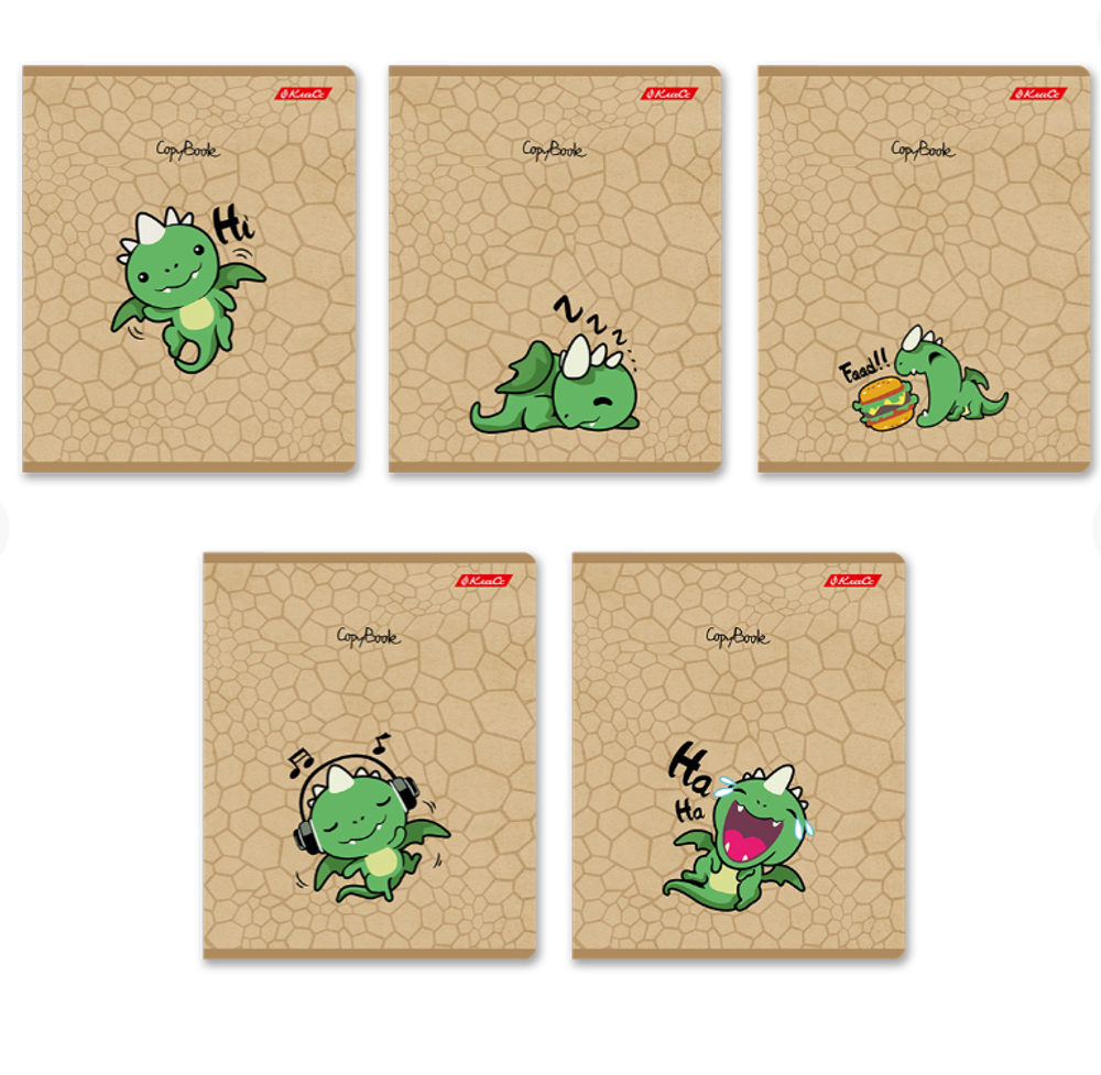 "Светоч" 48ТЕТл-001 Тетрадь ученическая общая, A5 48 л. на скобе 65 г/кв.м , белизна 100 % 10 шт. линия 000762 Подраконим!