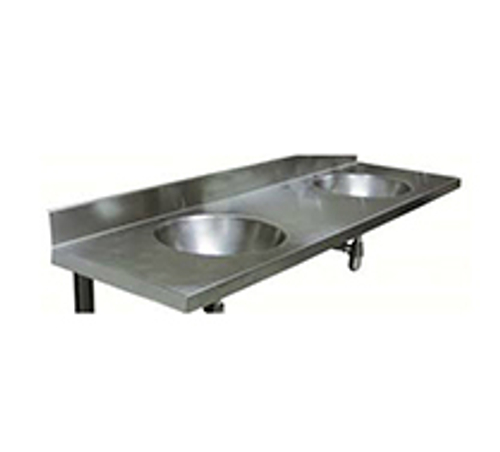 Раковина коллективная квадратная нерж. сталь NOFER 13070.1.S матовый