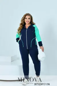 Костюм 17-196-синий-ментол Minova