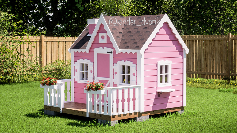 Деревянный домик "Незабудка"