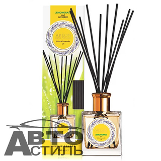 Ароматизатор-диффузор  AREON Sticks150мл NATURAL Lavender Oil  (Lemongrass  & Lavender Oil)