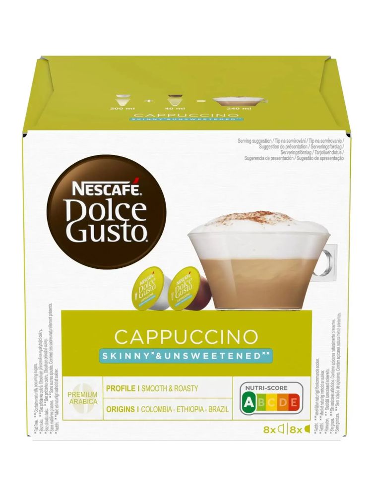 Кофе Nescafe Dolce Gusto Cappuccino Skinny 16 шт