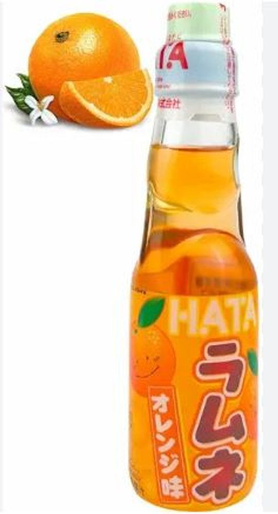 Напиток Hata Kosen "РАМУНЕ" Orange, 200мл