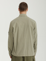 Мужская Рубашка In Diagonal Flatt Nylon