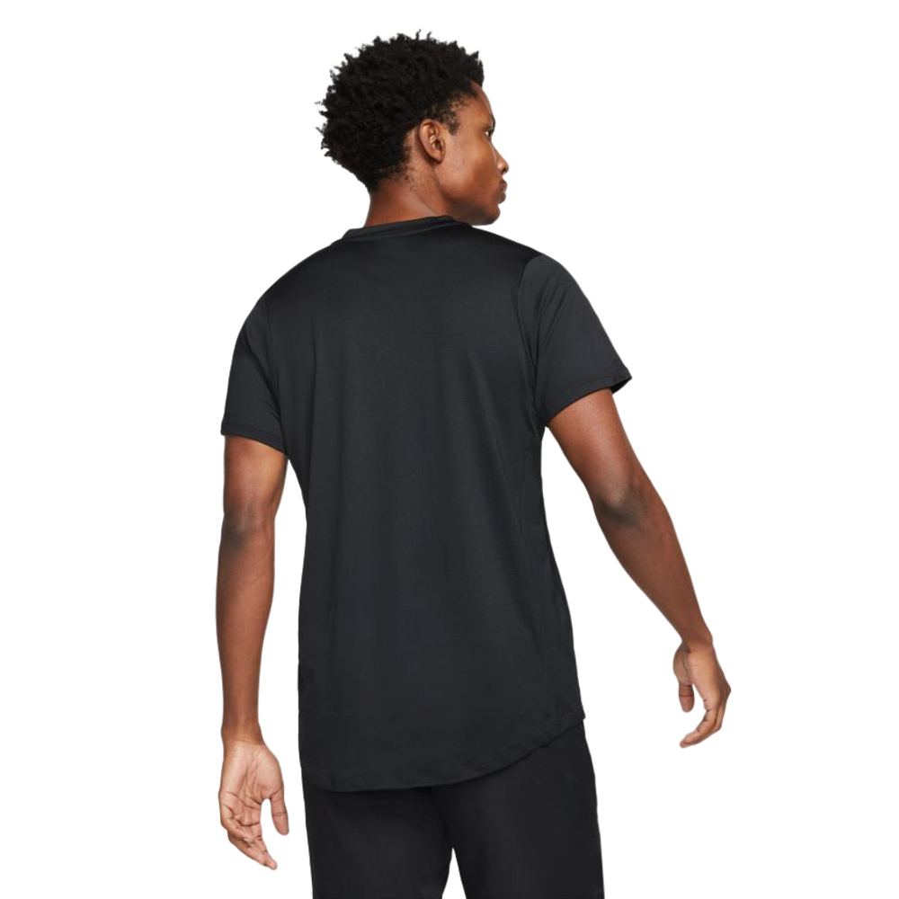 Мужское теннисное поло Nike Men's Court Dri-Fit Advantage Polo - black/white
