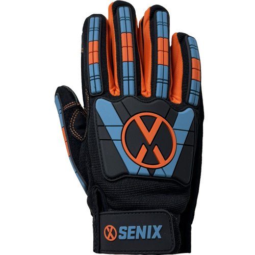 Перчатки рабочие SENIX с защитой от ударов, размер L   AEPA-0004