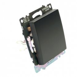 Переключатель перекрестный одноклавишный без рамки Stekker Катрин 49177