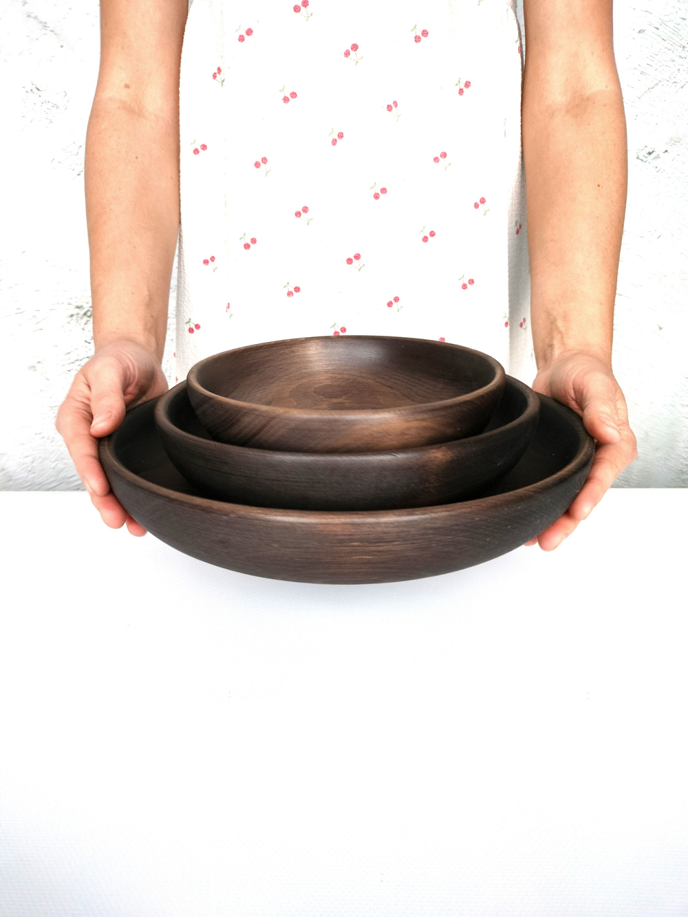 Деревянная тарелка Art of Siberia из массива сибирского кедра T229