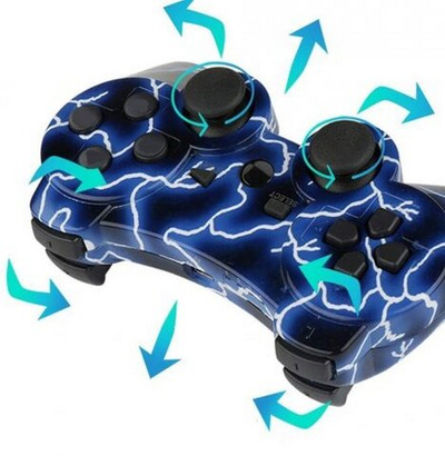 Джойстик для SonyPS3 DualShock3 (молнии)